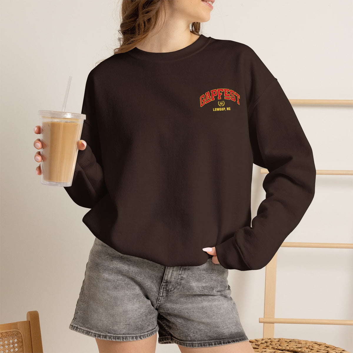 Crewneck Sweatshirt — GAPFEST 2026 Vintage Campus Pullover