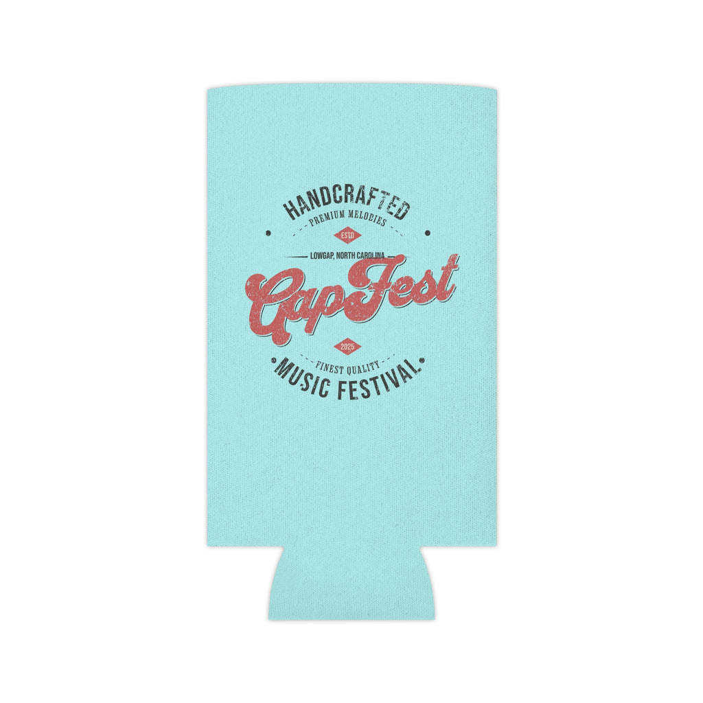 GapFest Can Cooler - GapFest Vintage Logo Design (Aqua)