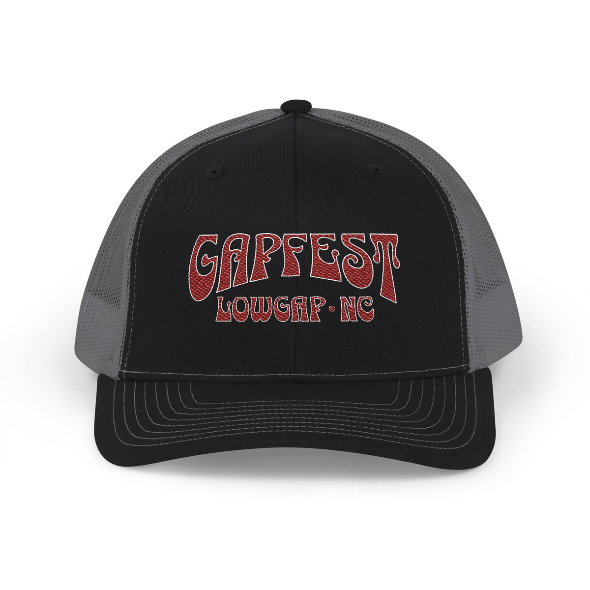 Embroidered GapFest 2025 OG Trucker Cap - Vintage Distressed Snapback Hat
