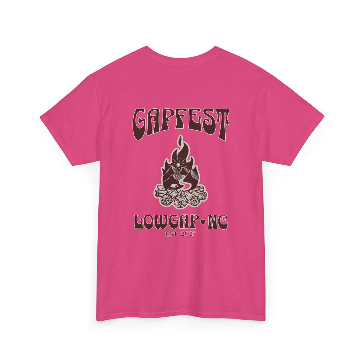 Gapfest 2025 OG Campfire Tee — Lowgap, NC T-Shirt (Est. 2025)