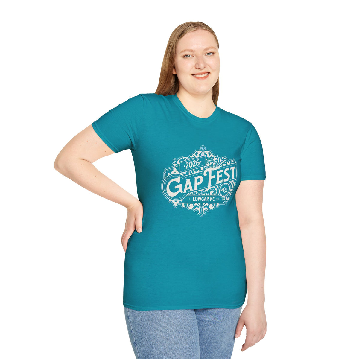 GapFest 2026 Vintage Logo Front Design Fitted T-Shirt