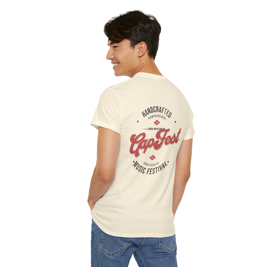 GapFest Handcrafted Logo Tee — Festival Graphic T‑Shirt