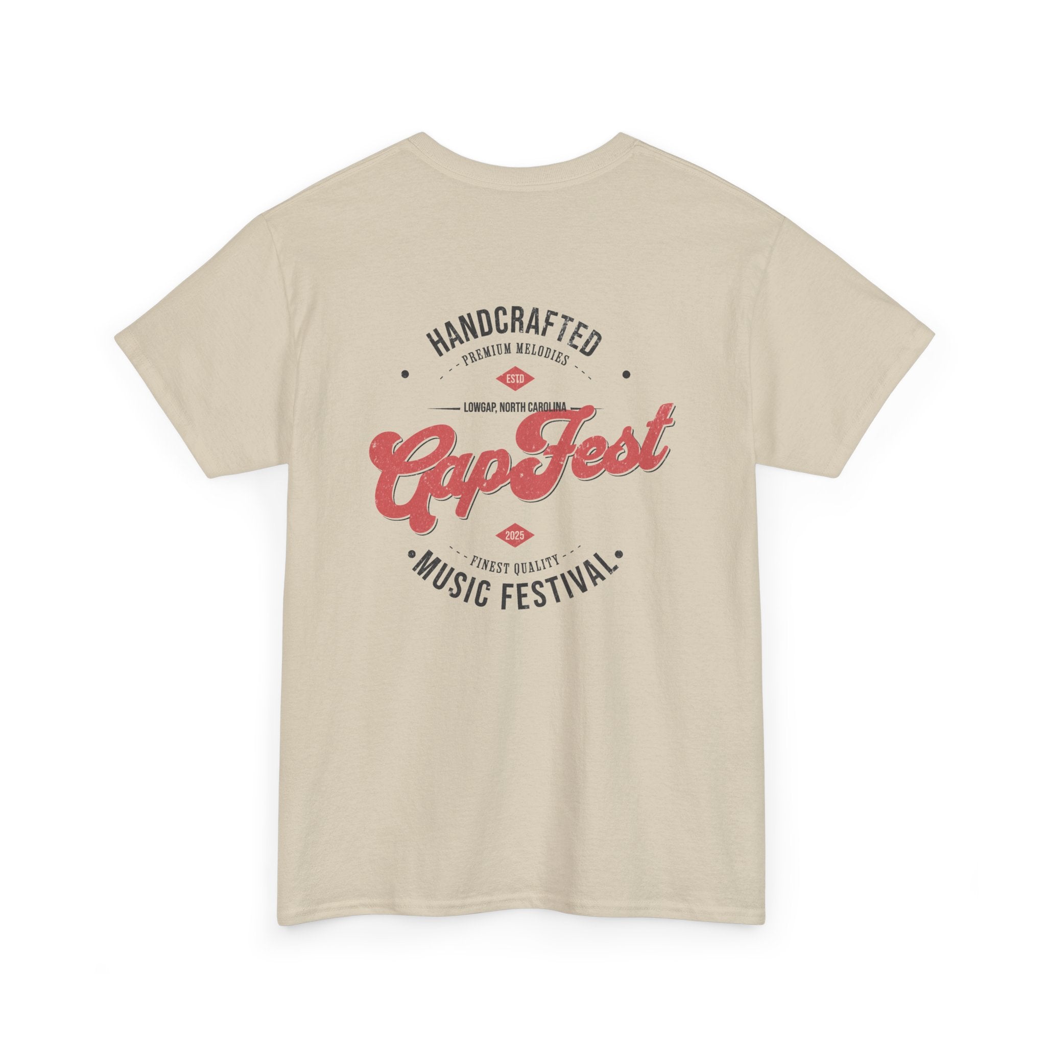 GapFest Handcrafted Logo Tee — Festival Graphic T‑Shirt