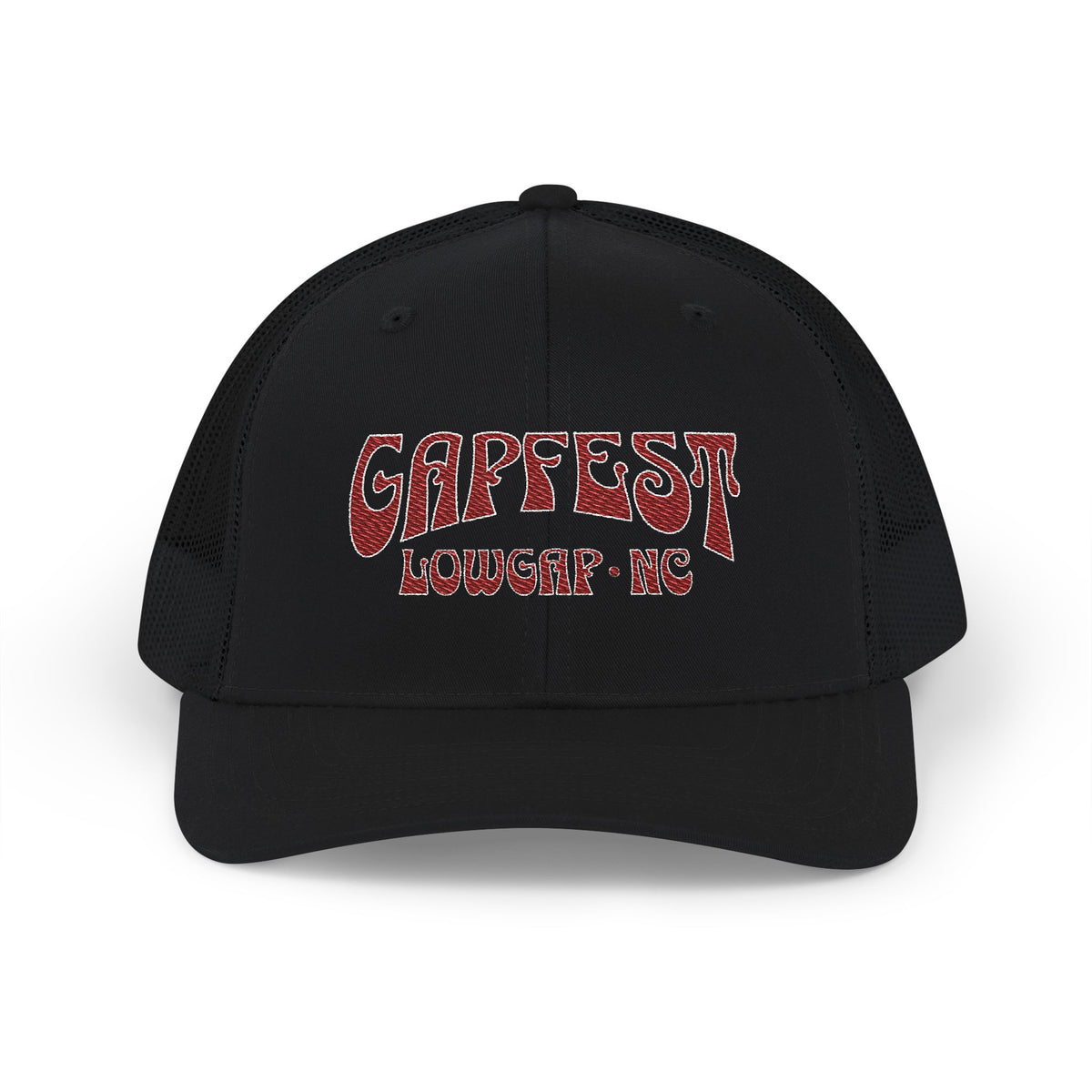 Embroidered GapFest 2025 OG Trucker Cap - Vintage Distressed Snapback Hat