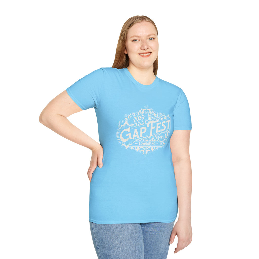 GapFest 2026 Vintage Logo Front Design Fitted T-Shirt
