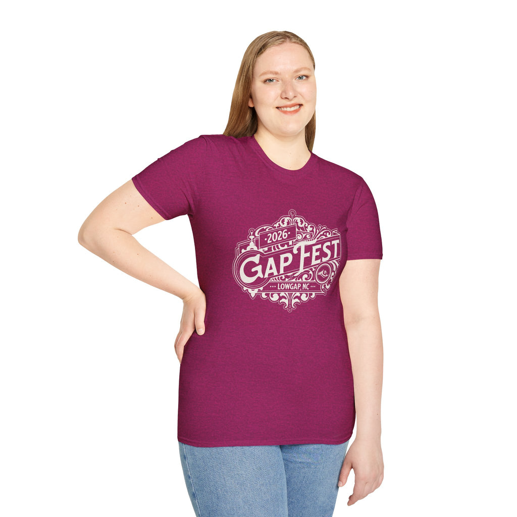 GapFest 2026 Vintage Logo Front Design Fitted T-Shirt