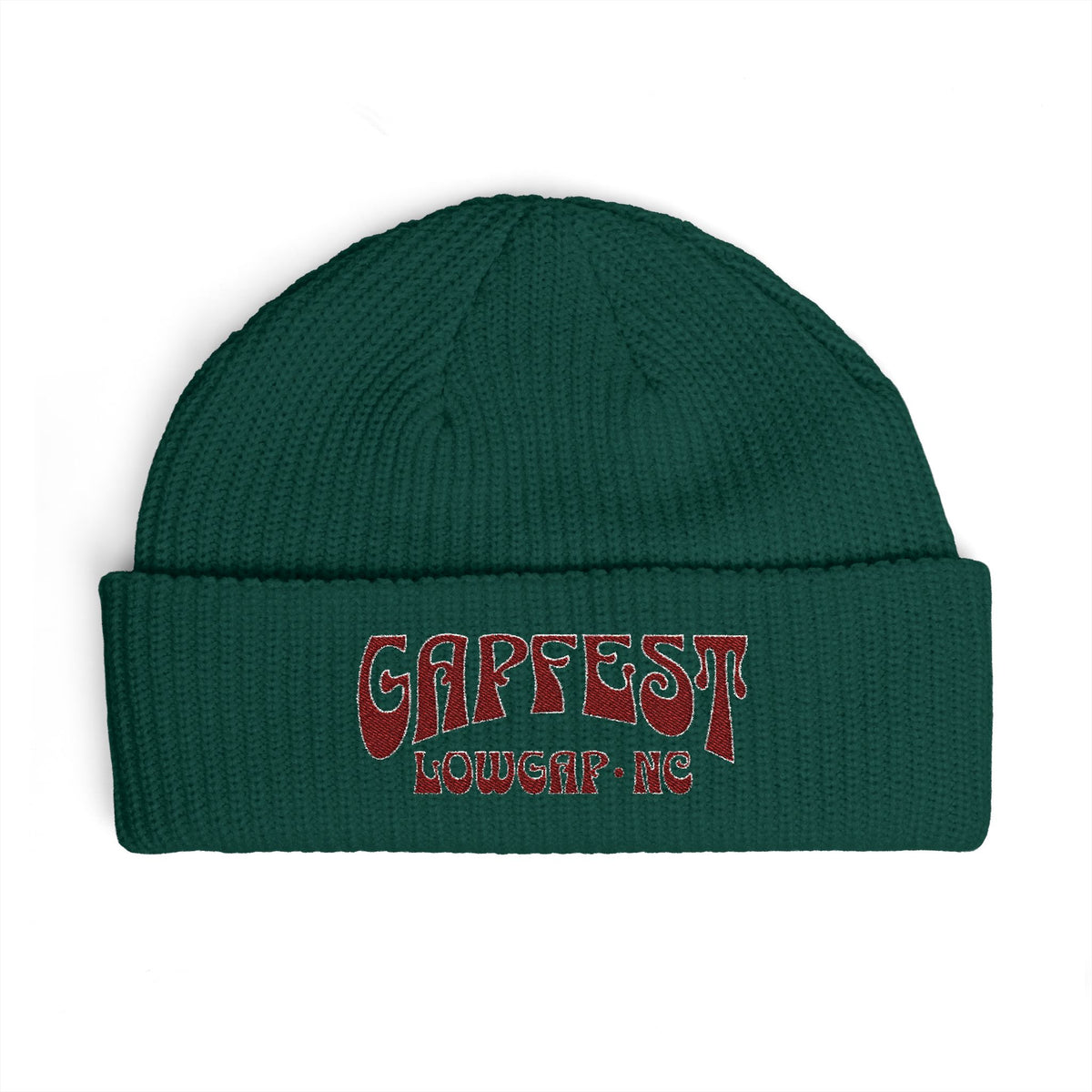 Cuff Beanie — Embroidered Gapfest OG Folded Knit Hat