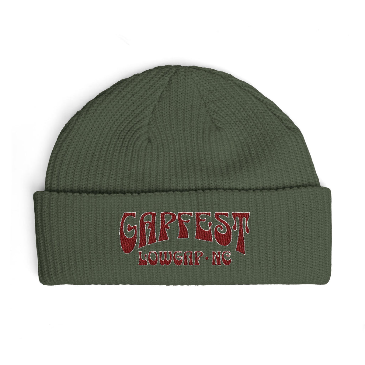 Cuff Beanie — Embroidered Gapfest OG Folded Knit Hat