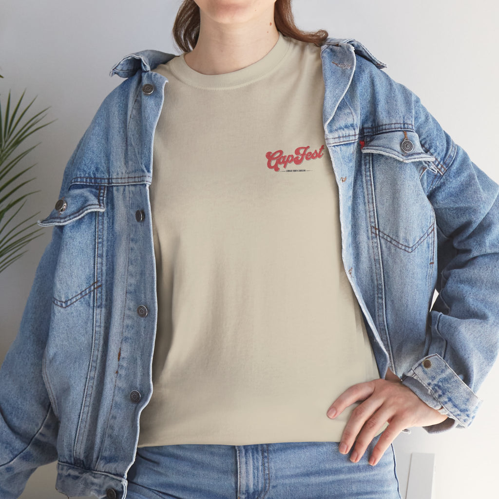 GapFest Handcrafted Logo Tee — Festival Graphic T‑Shirt