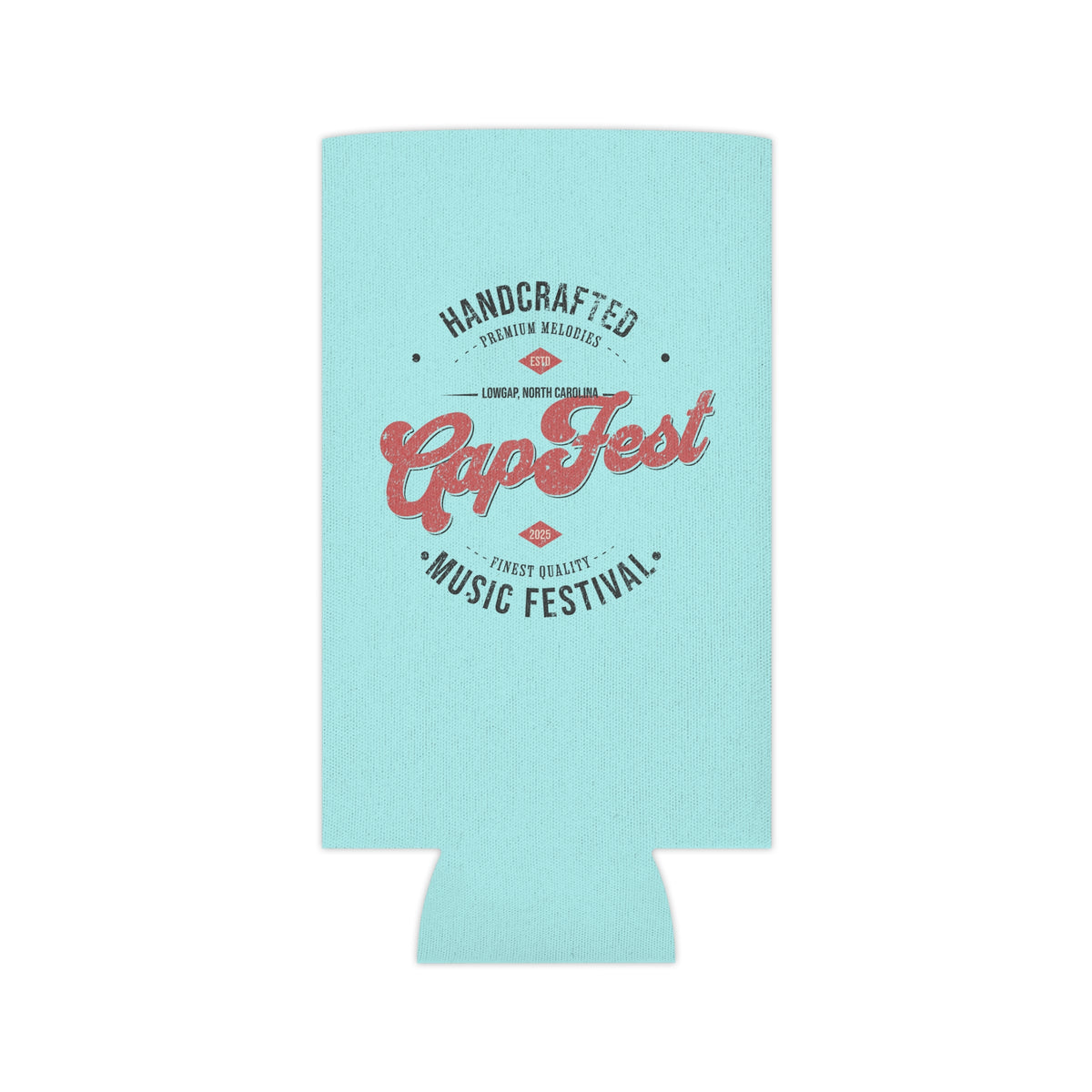 GapFest Can Cooler - GapFest Vintage Logo Design (Aqua)