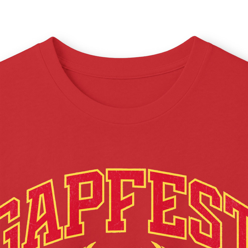 GapFest Front Design Long Sleeve Tee —  Vintage College Crest Shirt