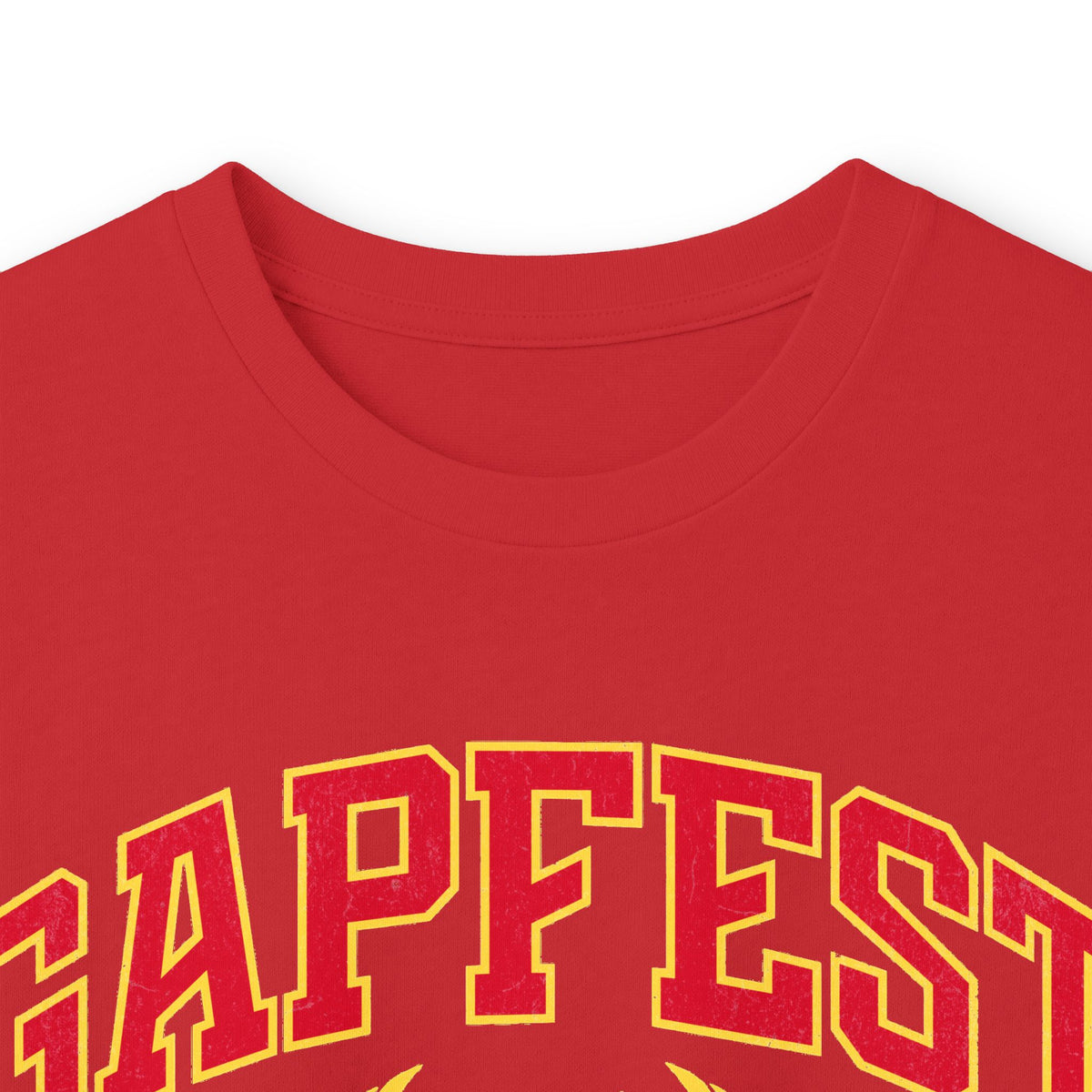 GapFest Front Design Long Sleeve Tee —  Vintage College Crest Shirt