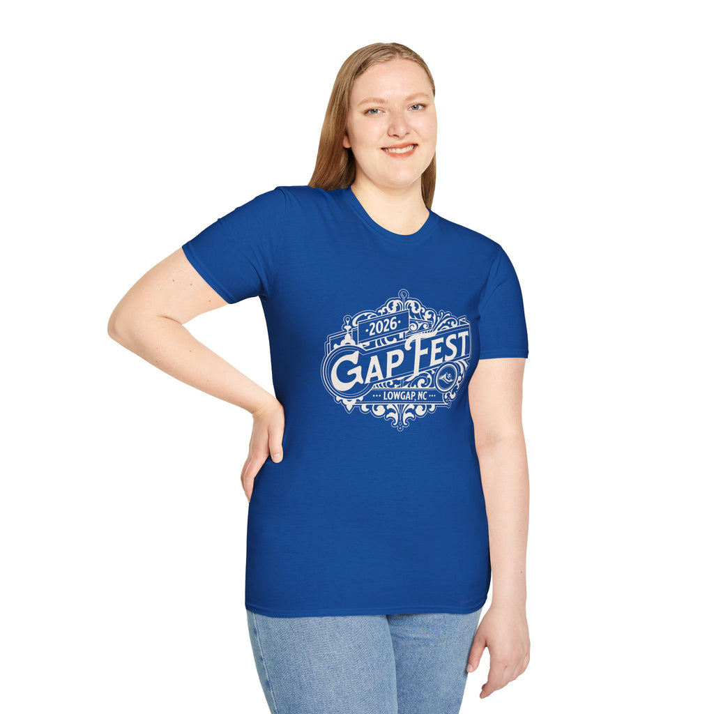 GapFest 2026 Vintage Logo Front Design Fitted T-Shirt