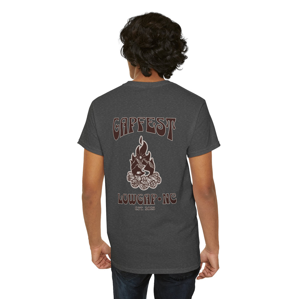 Gapfest 2025 OG Campfire Tee — Lowgap, NC T-Shirt (Est. 2025)